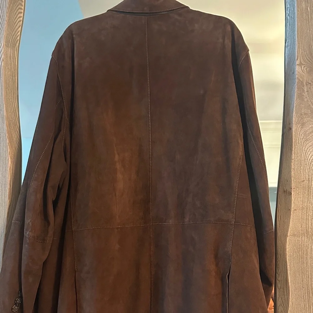 Daniel Cremieux Brown Trench Coat - Picture 5 of 5